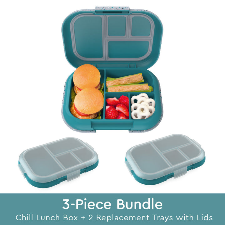 Bentgo Chill Kids Lunch Box & 2 Extra Trays with Lids B8