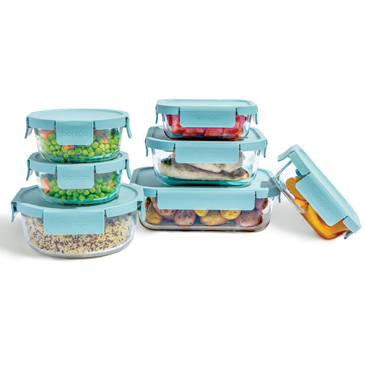 Bentgo Glass Leak-Proof Food Storage Set (14-Piece) H6