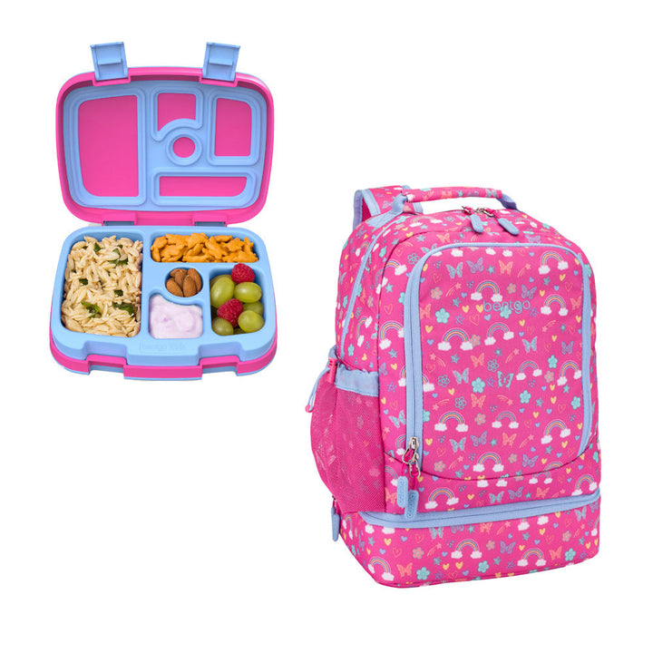 Bentgo Kids Prints Lunch Box & Backpack B0