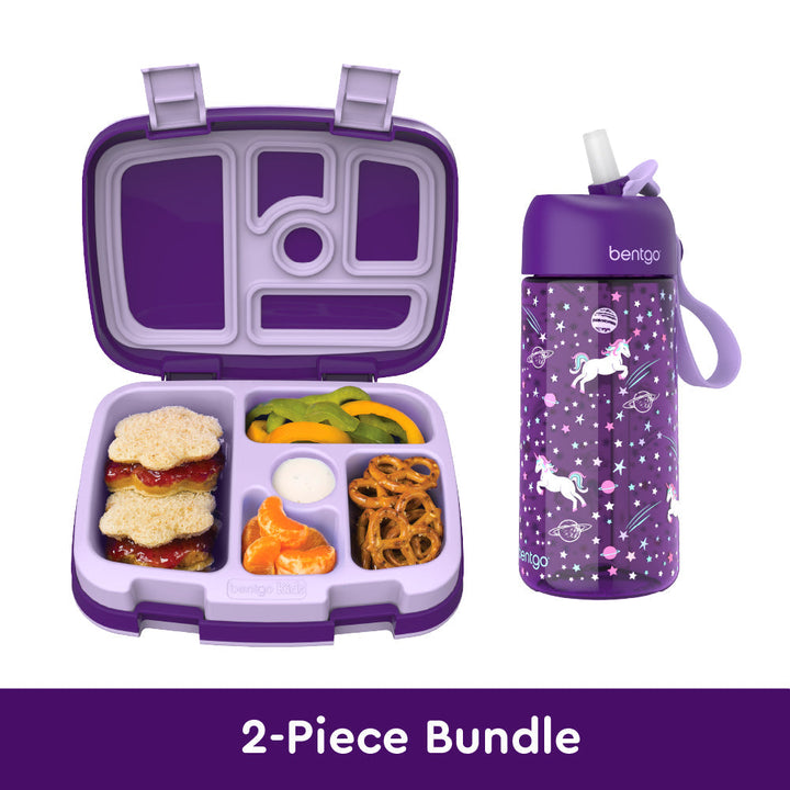 Bentgo Kids Prints Lunch Box & Water Bottle U8