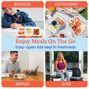 Bentgo Easyboxes 5-Compartment Food Containers 8-Piece Set