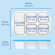 Bentgo Easyboxes 5-Compartment Food Containers 8-Piece Set