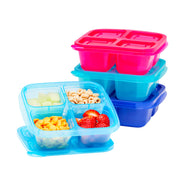 Bentgo Easyboxes 4-Compartment Snack Containers 8-Piece Set - Jewel Brights