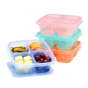 Bentgo Easyboxes 4-Compartment Snack Containers 8-Piece Set - Pastels