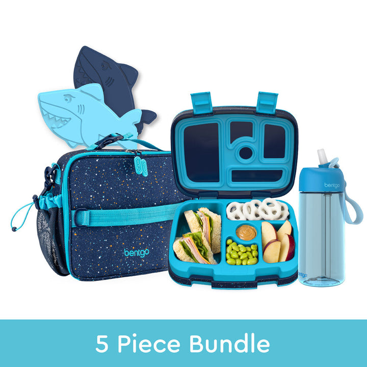 Bentgo Kids Prints Lunch 5-Piece Set with Ice Packs K1