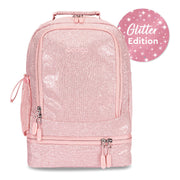 Bentgo Kids 2-in-1 Backpack & Lunch Bag - Petal Pink Glitter