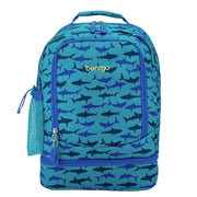Bentgo Kids Prints 2-in-1 Backpack & Lunch Bag - Sharks