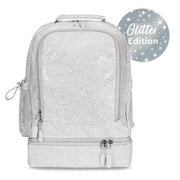 Bentgo Kids 2-in-1 Backpack & Lunch Bag - Silver Glitter