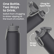 Bentgo Flip 2-in-1 Water Bottle (24 fl oz)