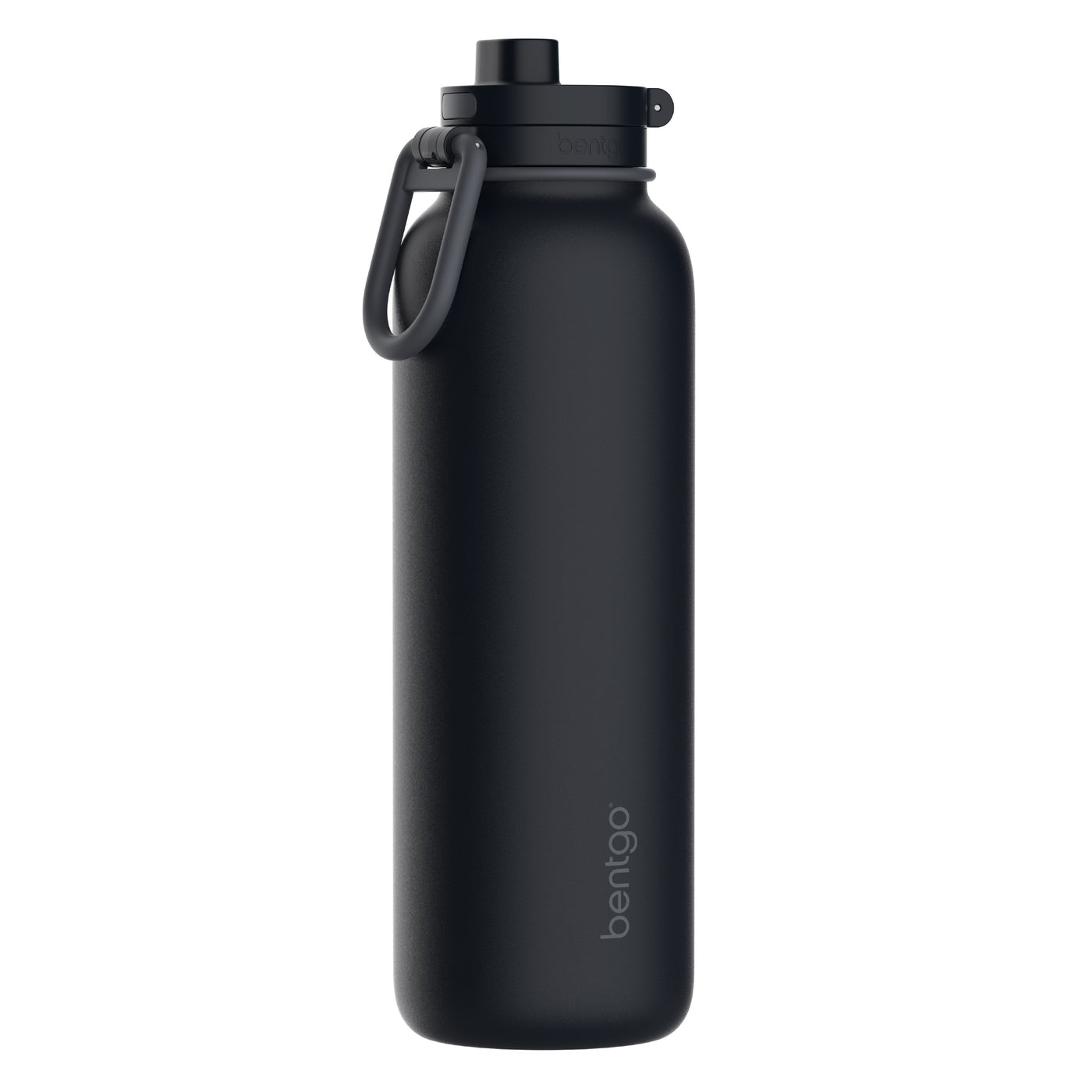 Bentgo Flip 2-in-1 Water Bottle (40 fl oz) - Back to Black