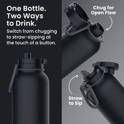Bentgo Flip 2-in-1 Water Bottle (40 fl oz)