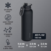 Bentgo Flip 2-in-1 Water Bottle (40 fl oz)