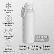 Bentgo Flip 2-in-1 Water Bottle (40 fl oz)