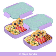 Bentgo Kids Snap & Go Lunch Box (2-Pack) - Vivid Orchid Speckle