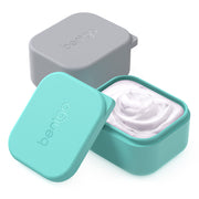 Bentgo Kids Sidekicks 2-Pack Silicone Container Set - Gray and Aqua