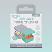 Bentgo Kids Sidekicks 2-Pack Silicone Container Set