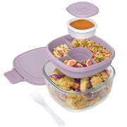 Bentgo Glass Salad Container - Lavender