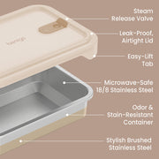 Bentgo MicroSteel Heat & Eat Container
