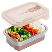 Bentgo MicroSteel Heat & Eat Container - Snack Size 2 Cups - Rose