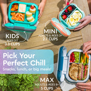 Bentgo Chill Kids Lunch Box & 2 Extra Trays with Lids