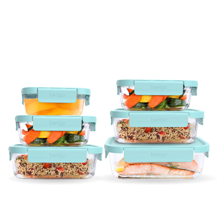 Bentgo Glass Leak-Proof Food Storage Set (12-Piece) E9
