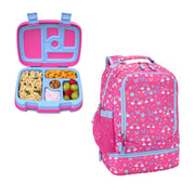 Bentgo Kids Prints Lunch Box & Backpack - Rainbows and Butterflies