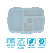 Bentgo Kids Prints Tray with Transparent Cover