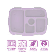 Bentgo Kids Prints Tray with Transparent Cover