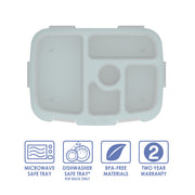 Bentgo Kids Prints Tray with Transparent Cover