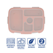Bentgo Kids Prints Tray with Transparent Cover