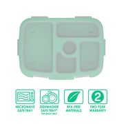 Bentgo Kids Prints Tray with Transparent Cover