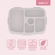 Bentgo Kids Tray with Transparent Cover (Glitter)
