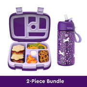 Bentgo Kids Prints Lunch Box & Water Bottle - Unicorn